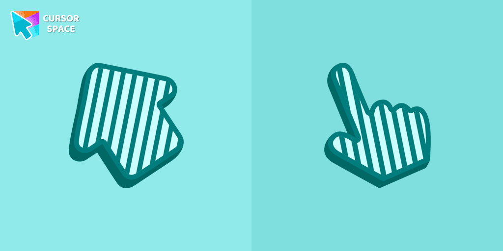 Striped cursor
